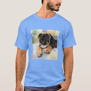 Cutest Baby djur Shy Old English Bulldog T Shirt
