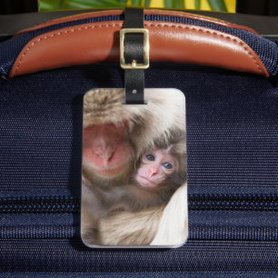 Cutest Baby djur Snö Monkey Bagagebricka