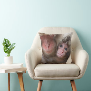 Cutest Baby djur Snö Monkey Kudde