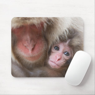 Cutest Baby djur Snö Monkey Musmatta