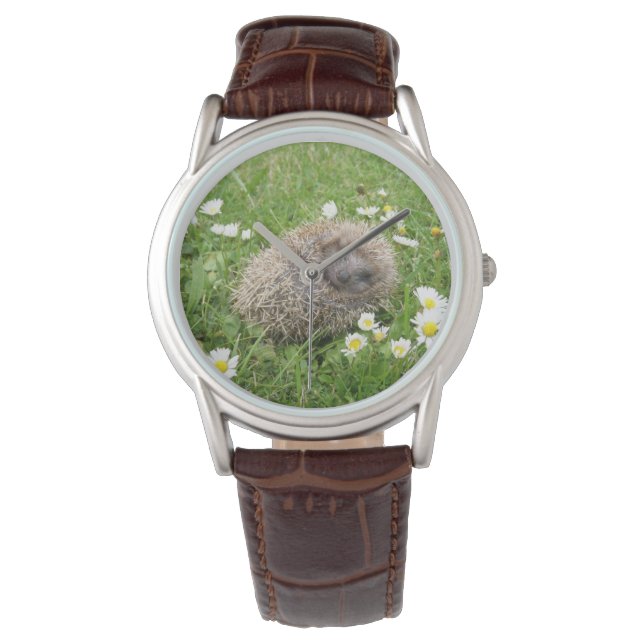 Cutest Baby djur | Spanska Hedgehog Armbandsur (Framsida)