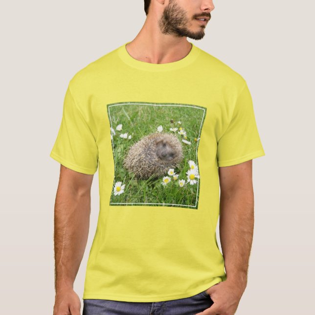 Cutest Baby djur | Spanska Hedgehog T Shirt (Framsida)