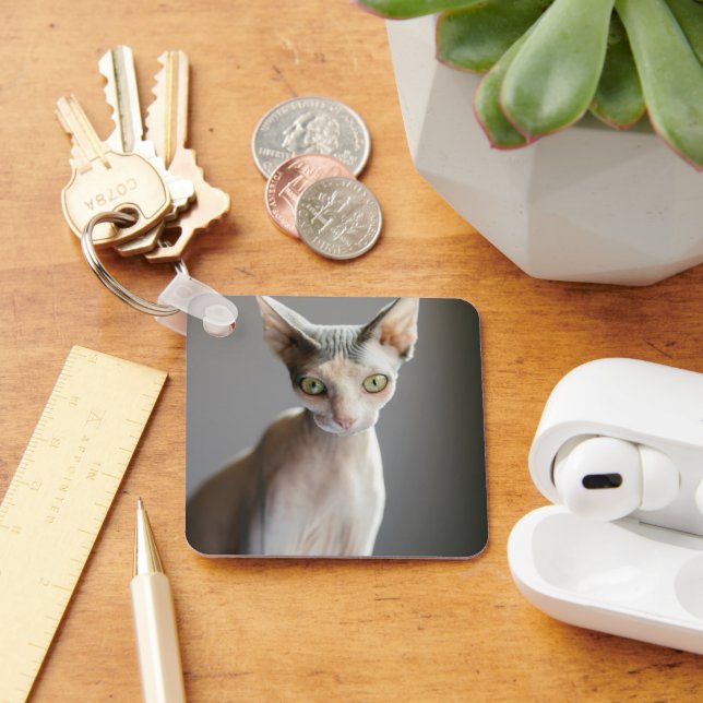 Cutest Baby djur | Sphinx Cat Nyckelring (Skrivbord)