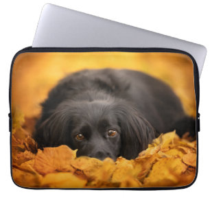 Cutest Baby djur Svartspansk marionett Laptop Fodral