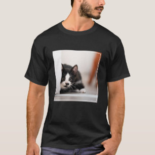 Cutest Baby djur Svartvit Kitten T Shirt