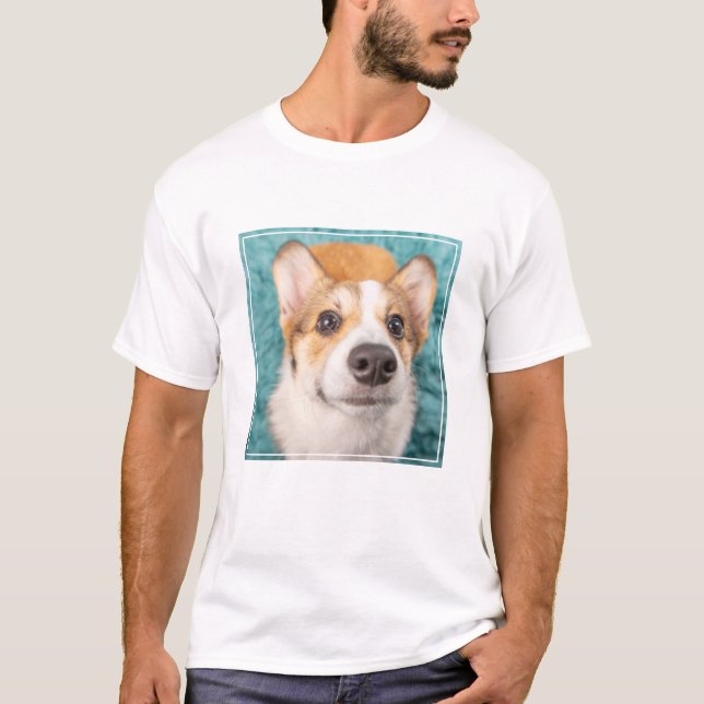 Cutest Baby djur | Sweet Corgi Puppy Ansikte T Shirt (Framsida)