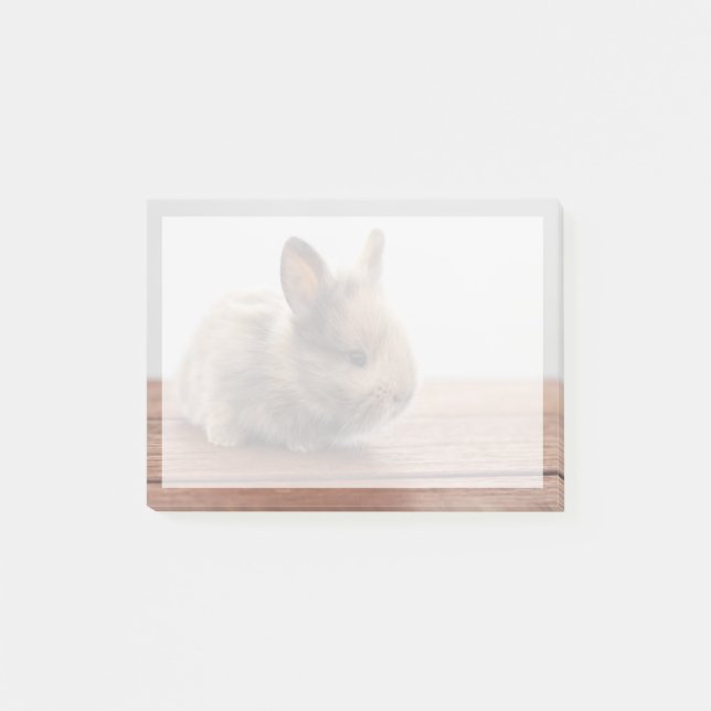 Cutest Baby djur | Tiny Baby Bunny Post-it Block (Framsida)