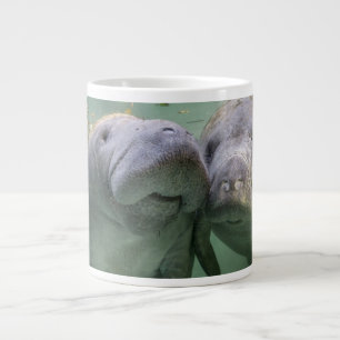 Cutest Baby djur Två manater Jumbo Mugg