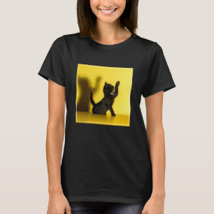 Cutest Baby djur Uppspelning av svart katt T Shirt