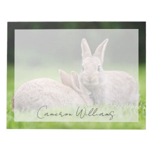 Cutest Baby djur Vild Bunny Rabbits Anteckningsblock