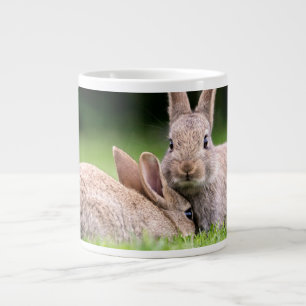 Cutest Baby djur   Vild Bunny Rabbits Jumbo Mugg