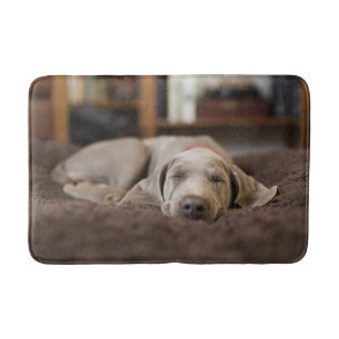 Cutest Baby djur   Weimaraner Puppy Sleeping Badrumsmatta