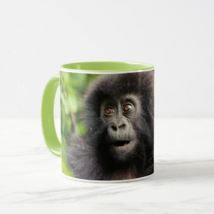 Cutest Baby djur Young Mountain Gorilla Mugg