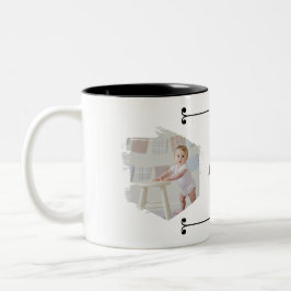 Cutest Baby Ever! Personalized Photo Mug with Name Två-Tonad Mugg