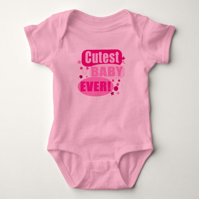 Cutest Baby någonsin T Shirt (Framsida)