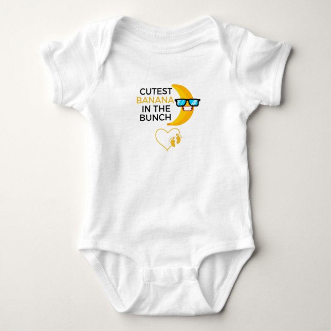 Cutest Banana i Bunch T Shirt (Framsida)