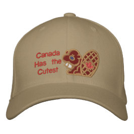 Cutest Beaver Broderad Keps