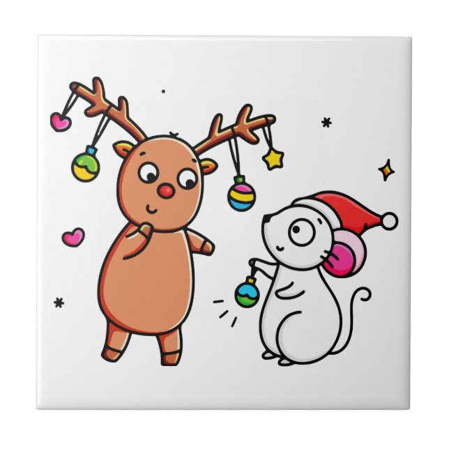 CUTEST BEST FRIENDS SHARING TAR KAKELPLATTA (Framsidan)