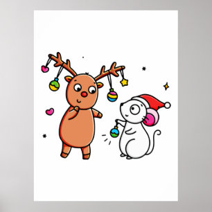 CUTEST BEST FRIENDS SHARING TAR POSTER