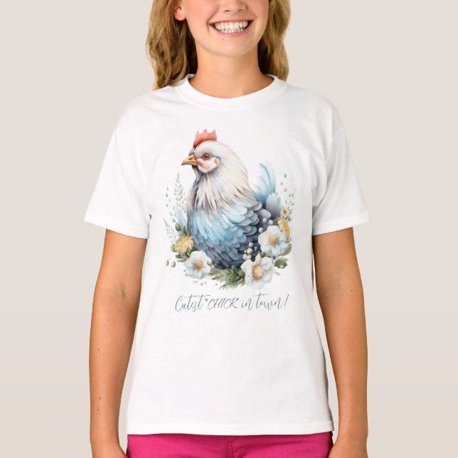 Cutest "CHICK" i stan T Shirt (Framsida)