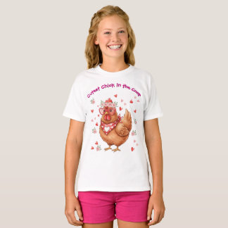 Cutest Chick in the Coop Brown Hen T Shirt