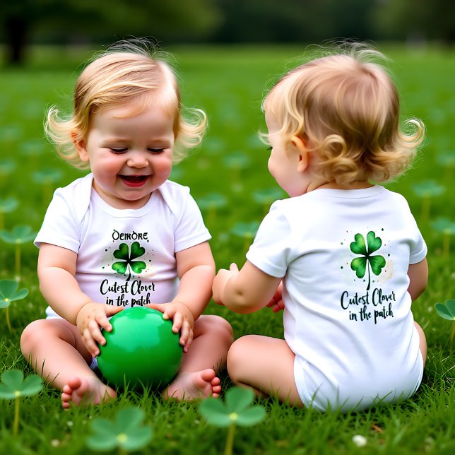 Cutest Clover in the Patch  T Shirt (Cutest Clover in the Patch Baby Bodysuit)