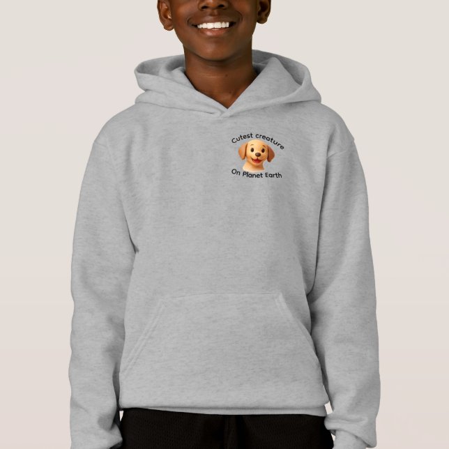 Cutest Creature Hoodie T Shirt (Framsida)