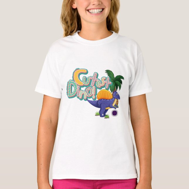 cutest dino t shirt (Framsida)
