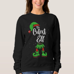 Cutest Elf Matching Family jul Pajama Costum T Shirt