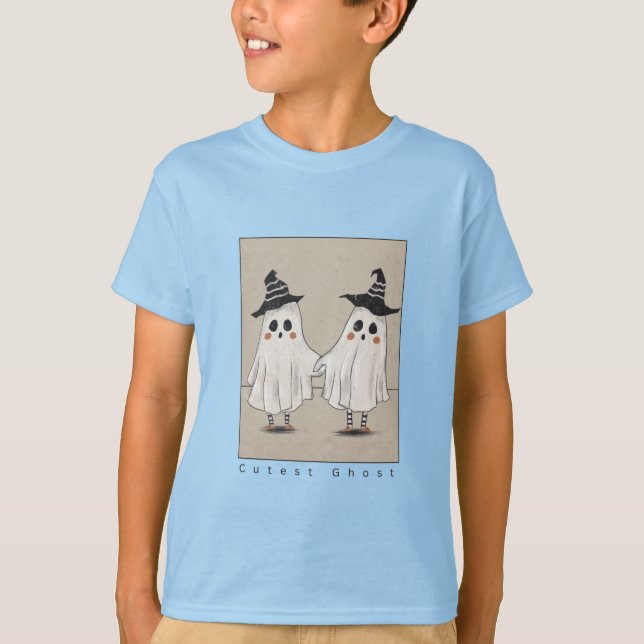 Cutest Ghost children T-Shirt Halloween (Framsida)