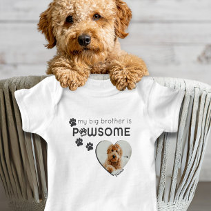 Cutest Hund Big Brother eller Big Sister Anpassnin T Shirt