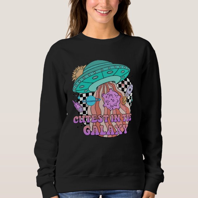 Cutest In The Galaxy Valentine's Day Boy Girls Spa T Shirt (Framsida)