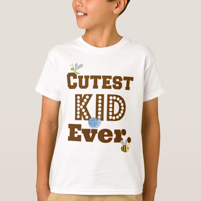 Cutest Kid någonsin T-shirt (Framsida)