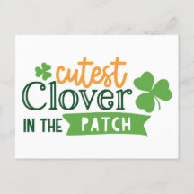 Cutest Klöver i Patch Klöver St. Patrick's