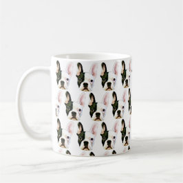 Cutest Lil' Black & White French Bulldog Mug Kaffemugg