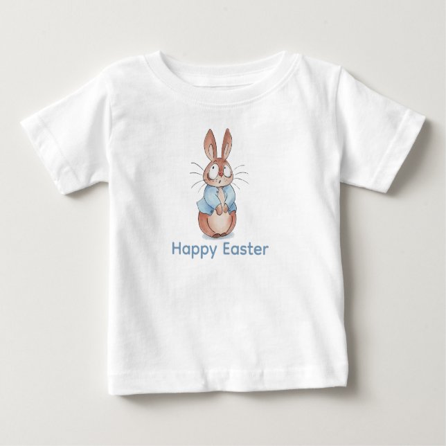 Cutest Little Bunny Glad påsk T Shirt (Framsida)