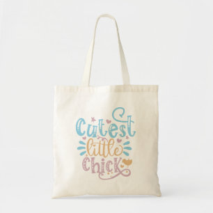 Cutest Little Chick Påsk Tygkasse