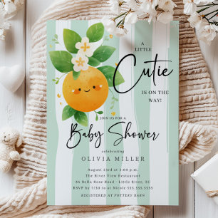 Cutest Little Cutie Baby Shower Inbjudningar