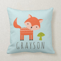 Cutest Little Fox Personlig Dekorativ kudde