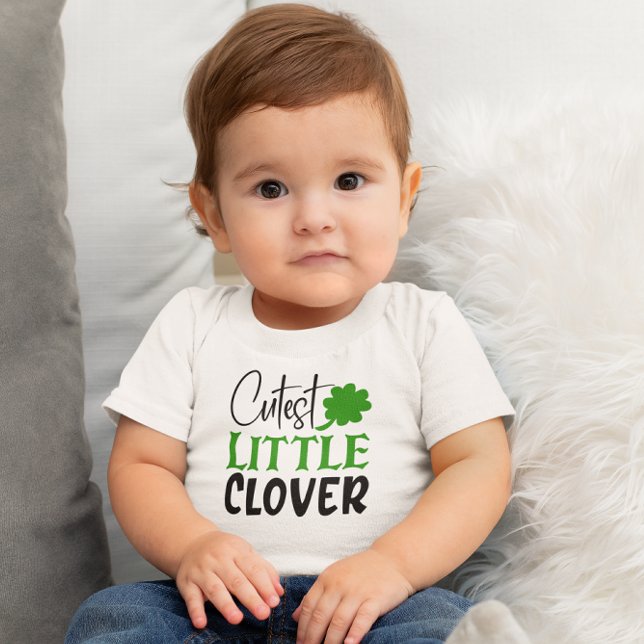 Cutest Little Klöver St. Patrick's day T Shirt (Skapare uppladdad)