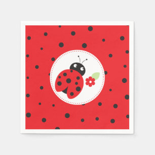 Cutest Little Ladybug Barns födelsedag Party Pappersservett