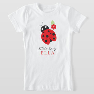 Cutest Little Ladybug Barns födelsedag Party T Shirt