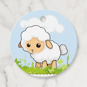 Cutest Little Lamb Gåvor Etiketter