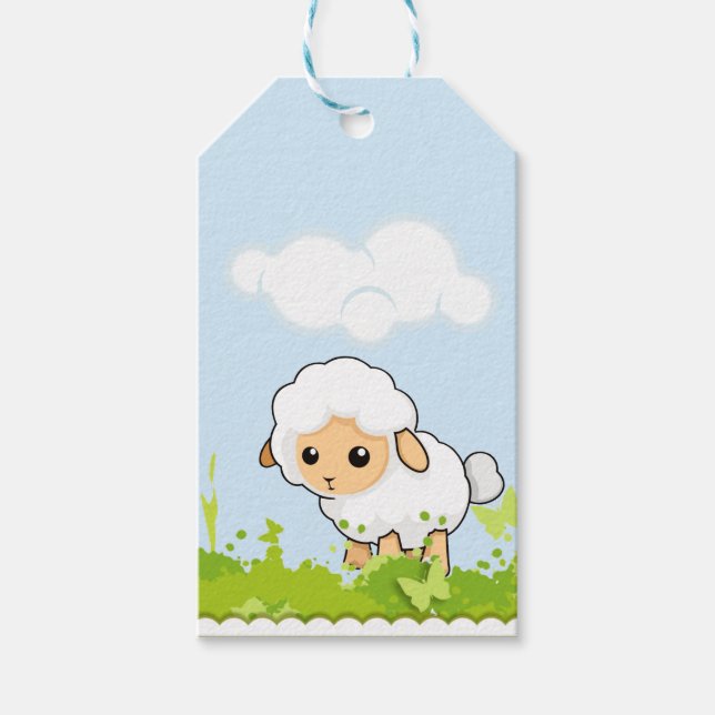 Cutest Little Lamb Presentetikett (Framsidan)