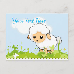 Cutest Little Lamb Vykort