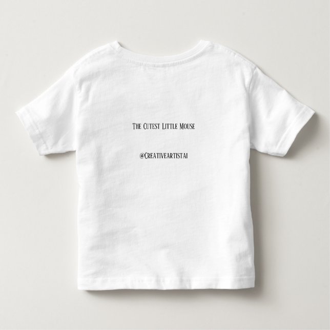 Cutest Little Småbarn Shirt T Shirt (Baksida)