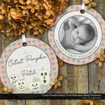 Cutest Pumpkin-Baby First Halloween Pastel Färg