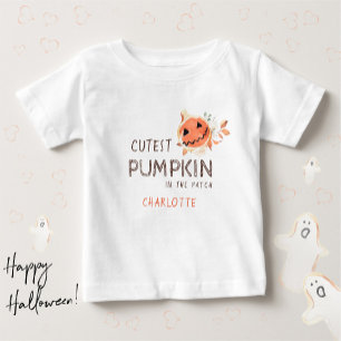 🎃 Cutest Pumpkin i lapphandtaget Halloween T Shirt
