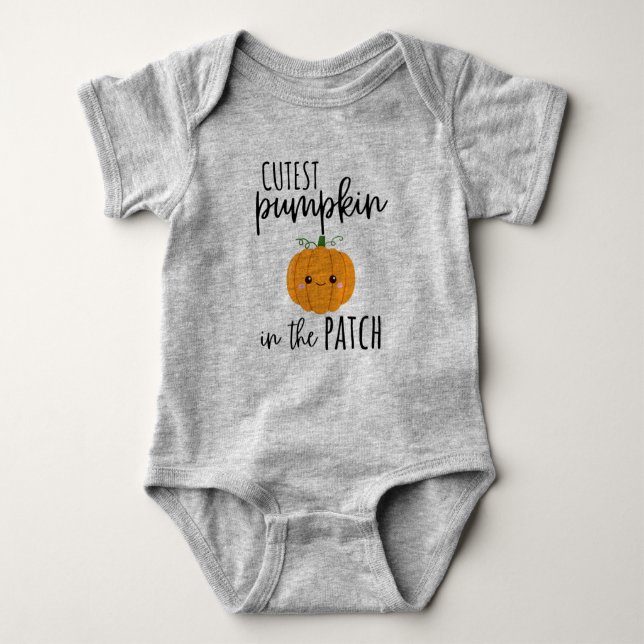 CUTEST PUMPKIN I PATCH T SHIRT (Framsida)