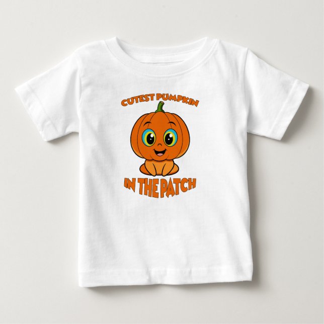 CUTEST PUMPKIN I PATCH T SHIRT (Framsida)